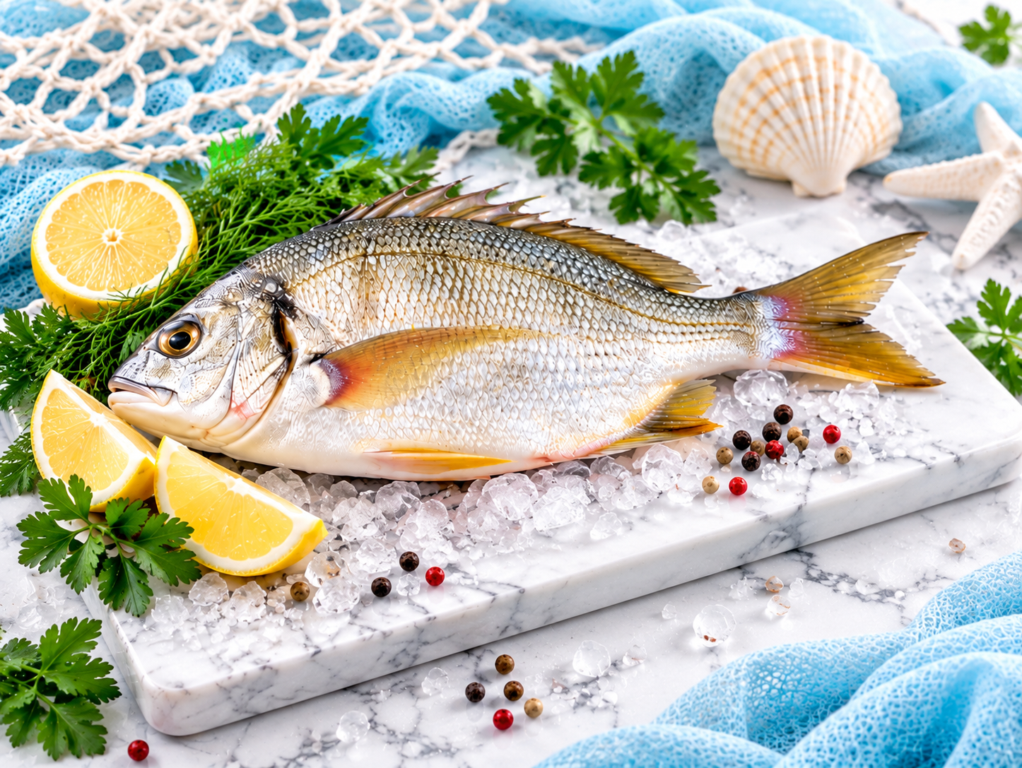 Seabream - سفید ڈنڈیا مچھلی